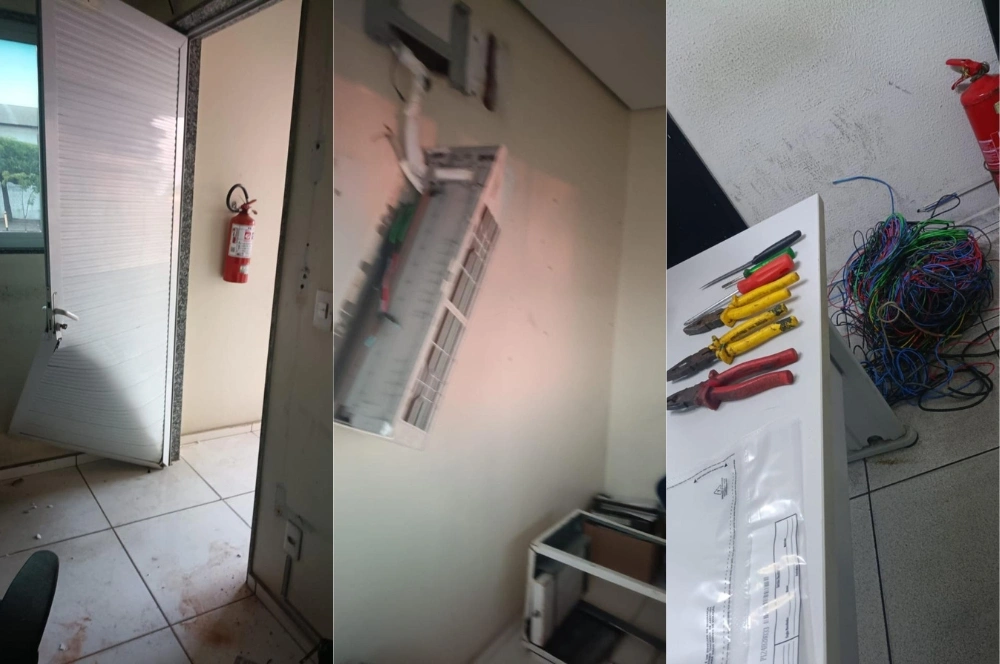 Dupla é presa suspeita de furtar fios e equipamentos de galpão em Teresina