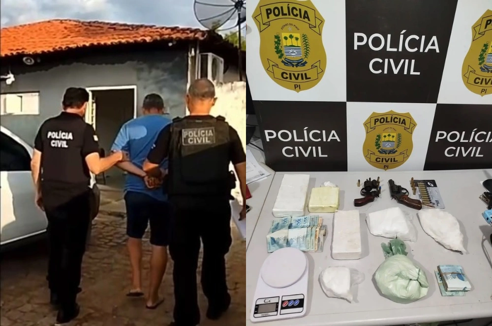 Polícia apreende 4 kg de cocaína, armas e dinheiro durante operação no Piauí